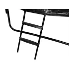 SkyFlyer 304 cm-es profi belső hálós trambulin fekete színben + AJÁNDÉK létra