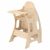 Detská drevená jedálenská stolička 3v1, vo svetlej farbe