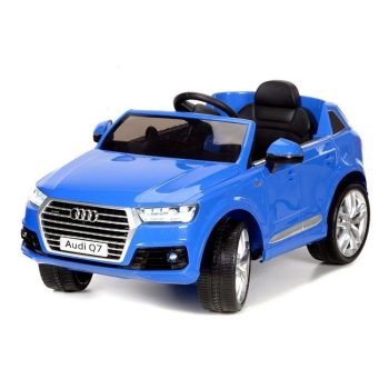 Audi Q7 kék elektromos autó távirányítóval