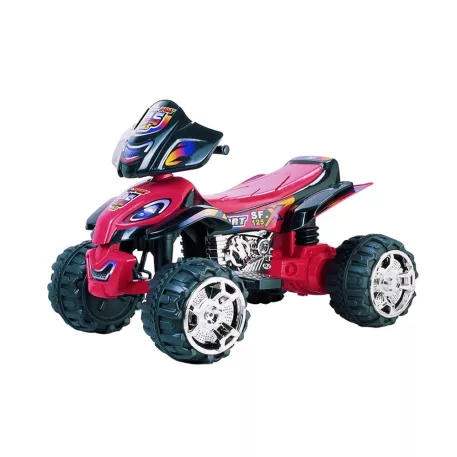 Baby Mix elektromos négykerekű motor piros színben