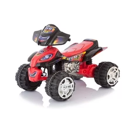 Baby Mix elektromos négykerekű motor piros színben