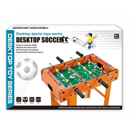 Fából készült csocsóasztal – 50,5 x 55,5 x 31,5 cm