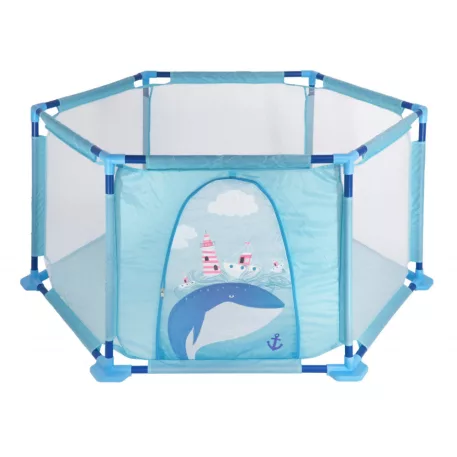 Bálnás járóka 40 darab labdával