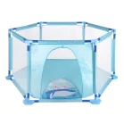 Bálnás járóka 40 darab labdával