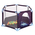 Elefántos járóka 40 darab labdával