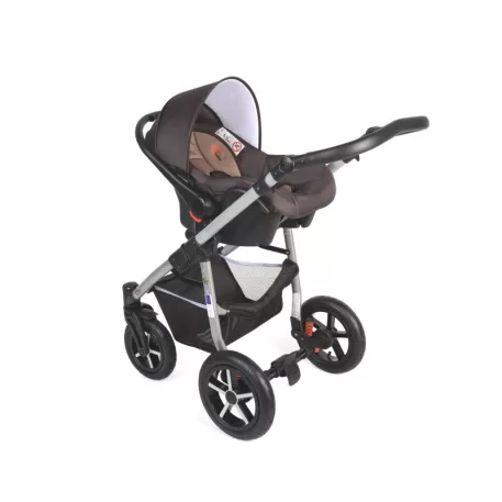 Mama Kiddies Dream 3az1-ben multifunkciós babakocsi kiegészítőkkel barna színben + Ajándék