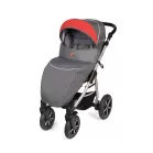 Mama Kiddies Dream Limited Edition 3az1-ben multifunkciós babakocsi kiegészítőkkel antracit és piros színben + Ajándék