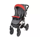 Mama Kiddies Dream Limited Edition 3az1-ben multifunkciós babakocsi kiegészítőkkel antracit és piros színben + Ajándék