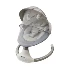Mama Kiddies prémium 2az1-ben elektromos hinta és pihenőszék távirányítóval kék színben + ajándékok