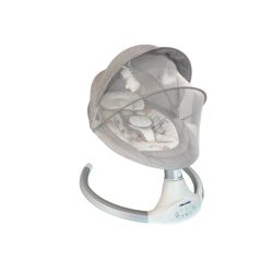   Mama Kiddies prémium 2az1-ben elektromos hinta és pihenőszék távirányítóval szürke színben + ajándékok