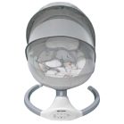 Mama Kiddies prémium 2az1-ben elektromos hinta és pihenőszék távirányítóval szürke színben + ajándékok