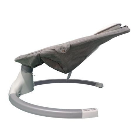 Mama Kiddies prémium 2az1-ben elektromos hinta és pihenőszék távirányítóval szürke színben + ajándékok