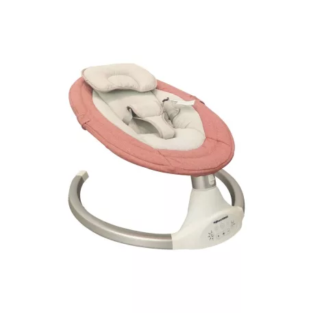 Mama Kiddies prémium 2az1-ben elektromos hinta és pihenőszék távirányítóval pink színben + ajándékok