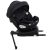 ISOFIX-es 360°-ban forgatható Mama Kiddies Turbo Wings biztonsági autósülés (40 - 150 cm) fekete színben támasztólábbal + ajándék gerinctámasszal és napvédővel