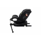 ISOFIX-es 360°-ban forgatható Mama Kiddies® Turbo Wings biztonsági autósülés (40 - 150 cm) sötétszürke színben támasztólábbal + ajándék gerinctámasszal és napvédővel