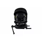 ISOFIX-es 360°-ban forgatható Mama Kiddies® Turbo Wings biztonsági autósülés (40 - 150 cm) sötétszürke színben támasztólábbal + ajándék gerinctámasszal és napvédővel