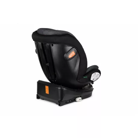 ISOFIX-es 360°-ban forgatható Mama Kiddies® Turbo Wings biztonsági autósülés (40 - 150 cm) sötétszürke színben támasztólábbal + ajándék gerinctámasszal és napvédővel