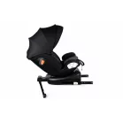 ISOFIX-es 360°-ban forgatható Mama Kiddies® Turbo Wings biztonsági autósülés (40 - 150 cm) sötétszürke színben támasztólábbal + ajándék gerinctámasszal és napvédővel