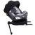 ISOFIX-es 360°-ban forgatható Mama Kiddies Turbo Wings biztonsági autósülés (40 - 150 cm) szürke színben támasztólábbal + ajándék gerinctámasszal és napvédővel