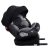 ISOFIX-es 360°-ban forgatható Mama Kiddies Turbo Wings biztonsági autósülés (40 - 150 cm) szürke színben + ajándék gerinctámasszal és napvédővel
