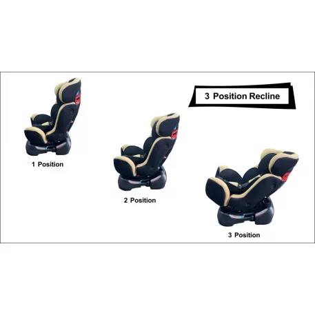 Mama Kiddies Safety Star autósülés (0-25 kg) bézs színben