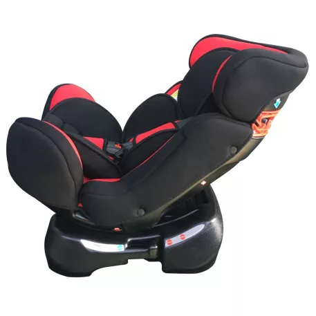 Detská bezpečnostná autosedačka Mama Kiddies Safety Star (0-25 kg), farba červeno-čierna