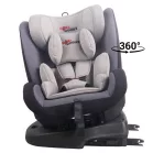 ISOFIX-es 360°-ban forgatható Mama Kiddies Angel Rotary biztonsági autósülés (0-36 kg) szürke színben