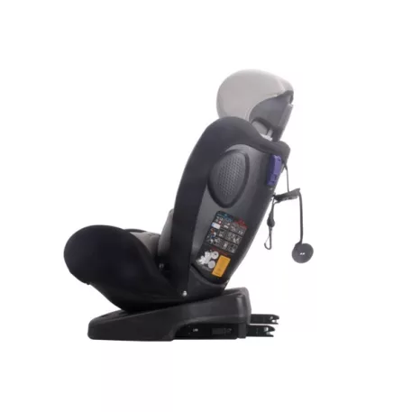 ISOFIX-es 360°-ban forgatható Mama Kiddies Angel Rotary biztonsági autósülés (0-36 kg) szürke színben