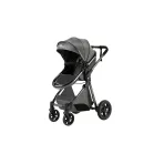 Mama Kiddies Charlie PRO 3az1-ben babakocsi kiegészítőkkel szürke színben + ajándék