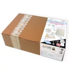 Lacy Box 20-dielna darčeková sada s dojčenskou fľašou, vložkou podprsenky a s príslušenstvom na výrobu detských suvenírov