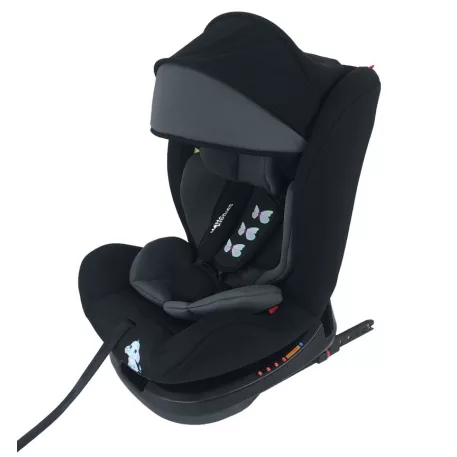 ISOFIX-es 360°-ban forgatható Mama Kiddies Rolling Safari biztonsági autósülés (0-36 kg) Jumbo mintával + ajándékok