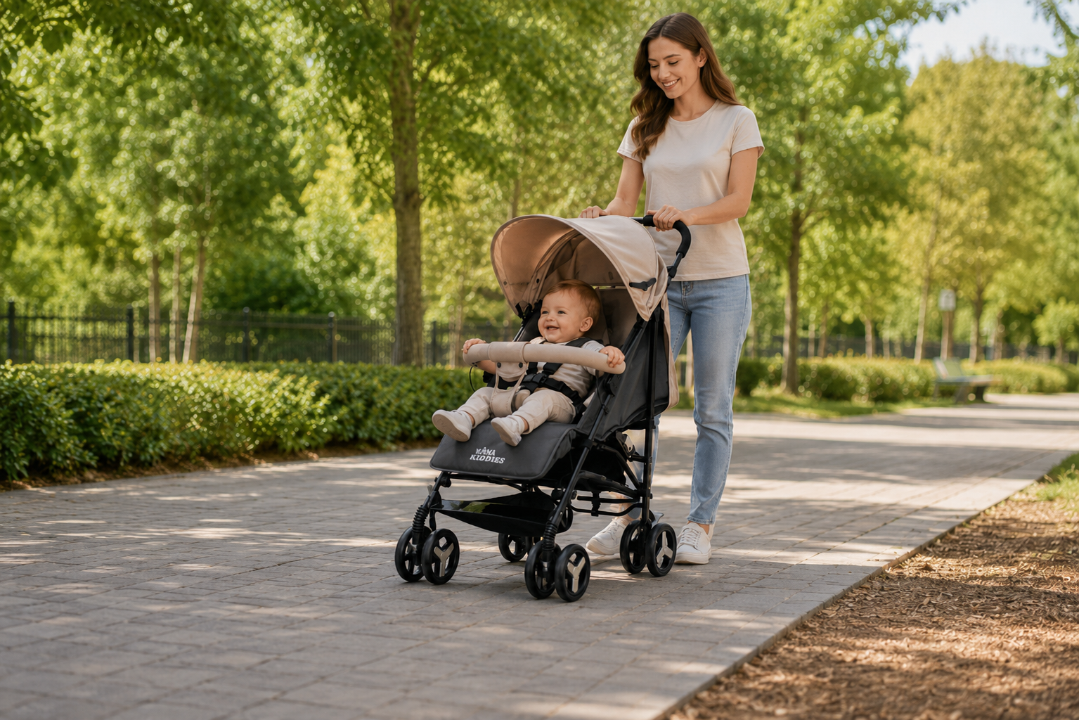 Mama Kiddies® VENTO sport babakocsi – könnyű társ a mindennapi sétákhoz