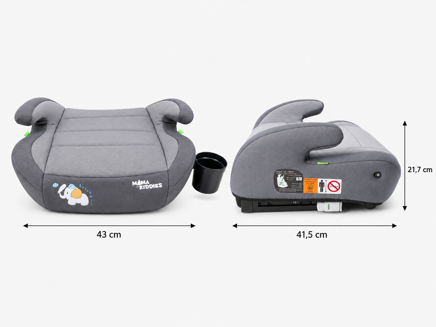 Mama Kiddies HappyRide ülésmagasító méretek